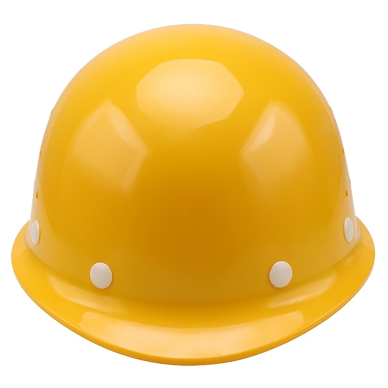 赛拓(SANTO)工地安全帽 盔式透气安全帽 黄色*10件 支持印制LOGO 20顶起印 1976-1