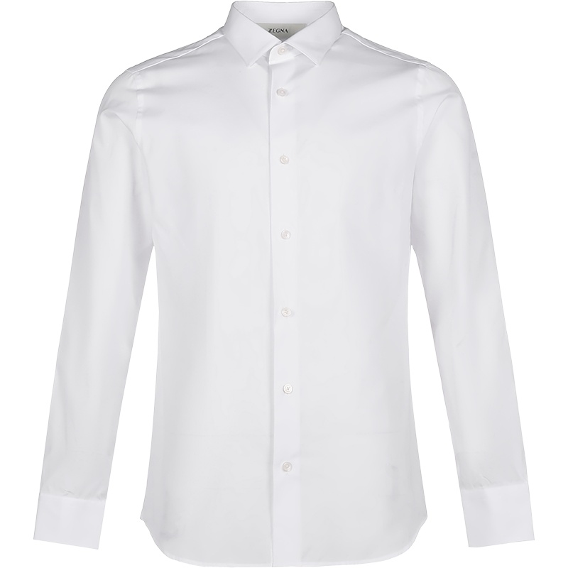 杰尼亚 Z ZEGNA 男士 棉质长袖衬衫 905001 ZCSS1