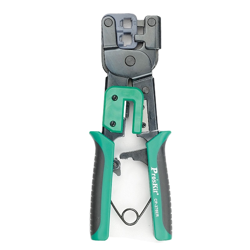 宝工 Pro'sKit CP-376ER 6/8P铁柄网络棘轮压着钳