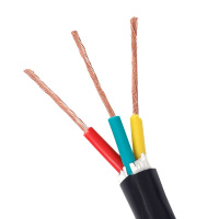 DP 国标三芯软芯 6平方电缆国标铜芯软护套线/米