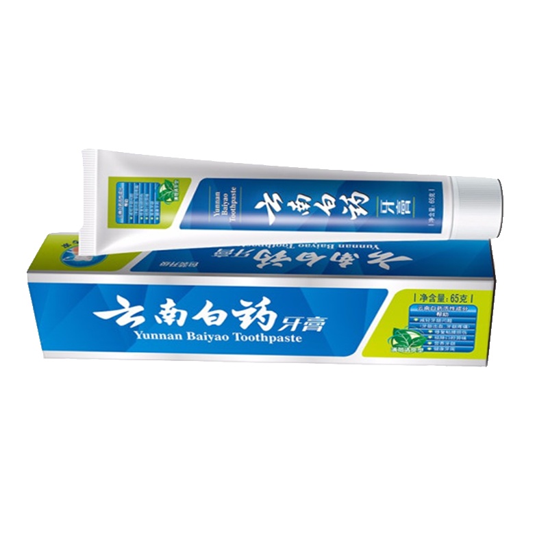 云南白药 留兰香型 薄荷香型牙膏 65g/支(1支装)(单位:件)