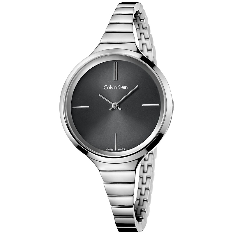 卡文克莱ck手表 石英钢带女表 K4U23121