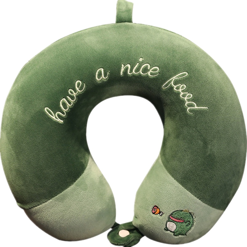卡通记忆棉u型枕头可爱脖子靠枕护颈椎车用旅行便携多功能四季可用