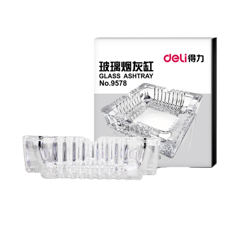 得力(DELI)9578 烟灰缸120*120mm