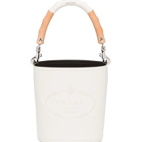 PRADA/普拉达 木质提手皮革水桶包 1BE048 5OL 18*15*22CM