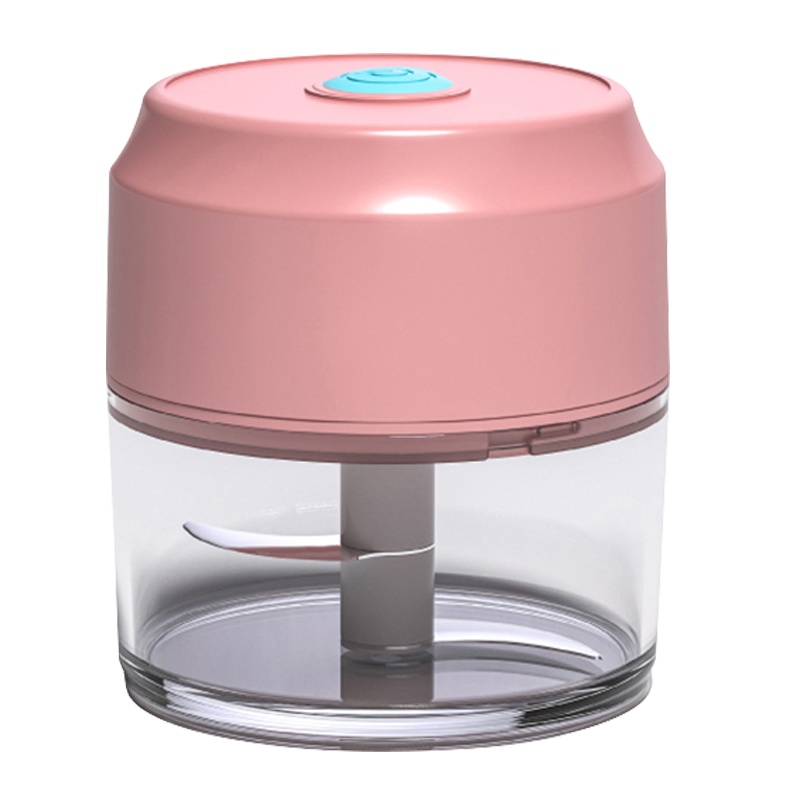 开优米(Kiuimi)电动辅食机宝宝婴儿小型切菜绞肉多功能料理水果泥研磨碗神器可充电 粉色款