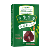 章华(SAVOL)生态焗油染发霜专业版绿盒染发膏植物精华低过敏自己在家染发棕黑遮盖白发