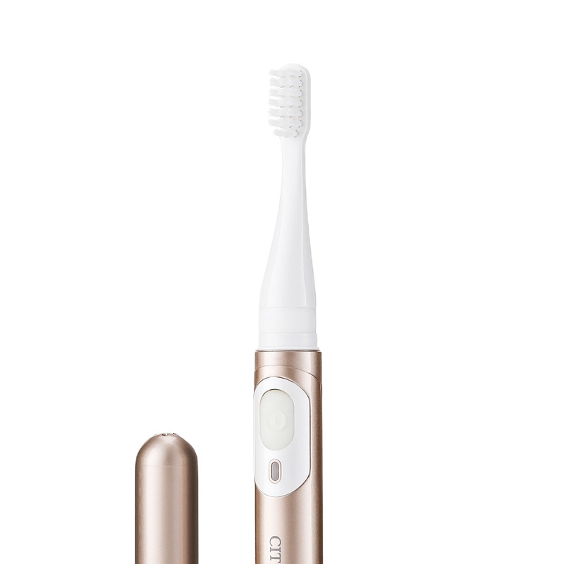 西铁城成人声波震动防水软毛细毛电动牙刷 EHS313