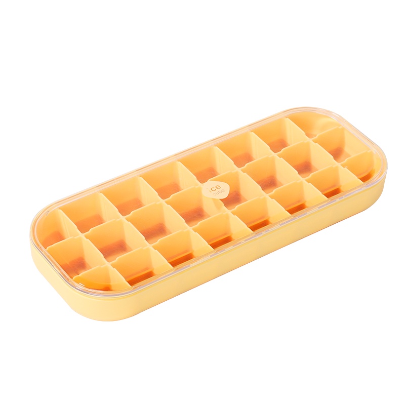 拜杰冰块模具带盖硅胶冰格食品级冰块冰盒制冰块冰棍模具器冰格硅胶24格