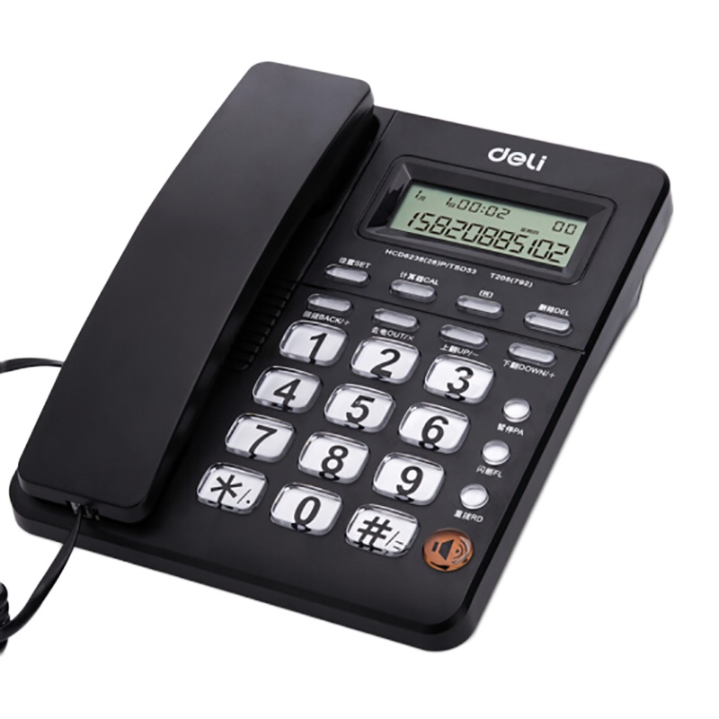 得力 792电话机 (黑色)