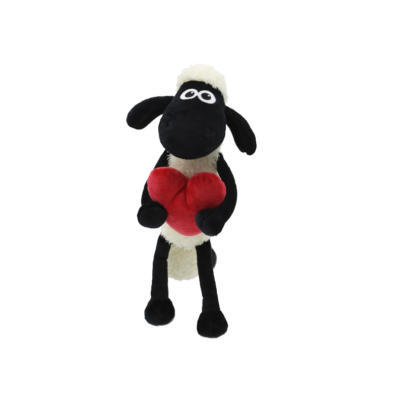 小羊肖恩 NICI 红心肖恩公仔 88991