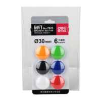 得力(deli) H磁钉φ30mm(混)6个/卡 )7825