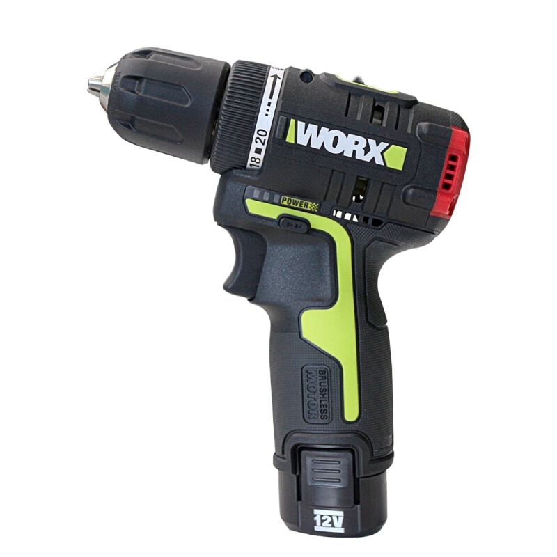 WU128 电钻充电式电动螺丝刀家用多功能钻转工具双电款