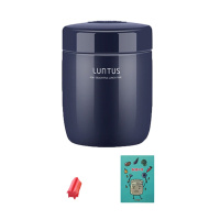 日本ASVEL焖烧杯壶闷烧杯罐焖粥杯汤盒汤杯便携汤壶超长保温桶500ML蓝色小饭盒