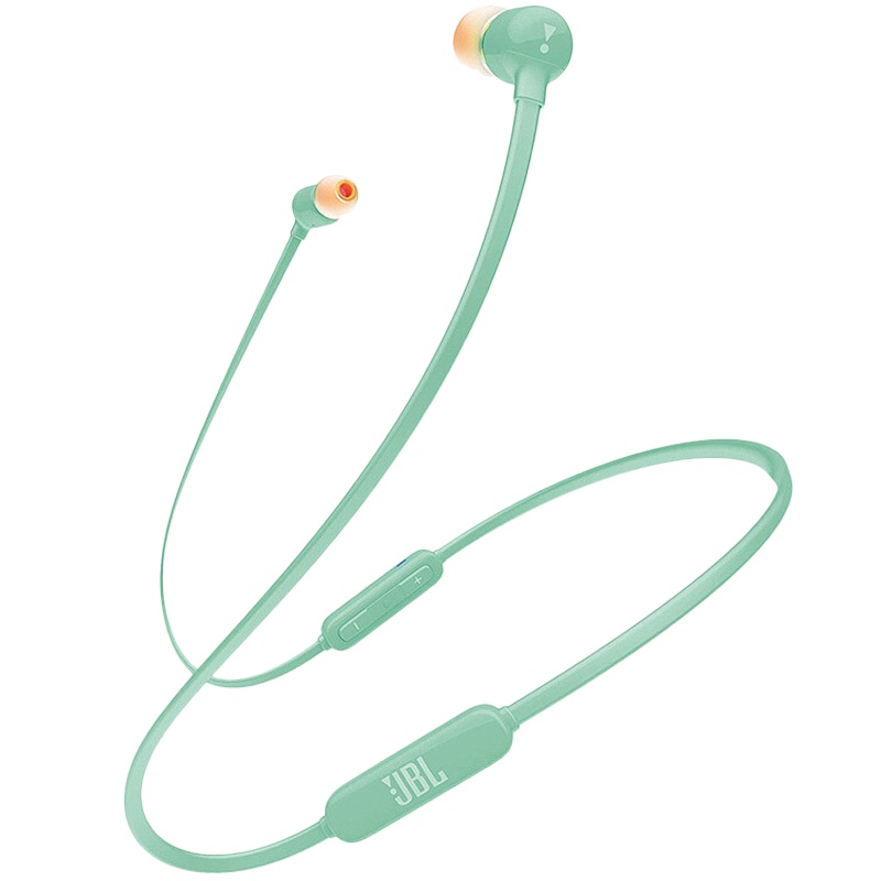 JBL T110BT 入耳式无线蓝牙耳机 运动耳机 绿色 [保税仓发货]