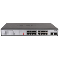 华三(H3C) MS4016-PWR 16口千兆POE供电安防交换机 非网管二层企业级监控专用POE交换机