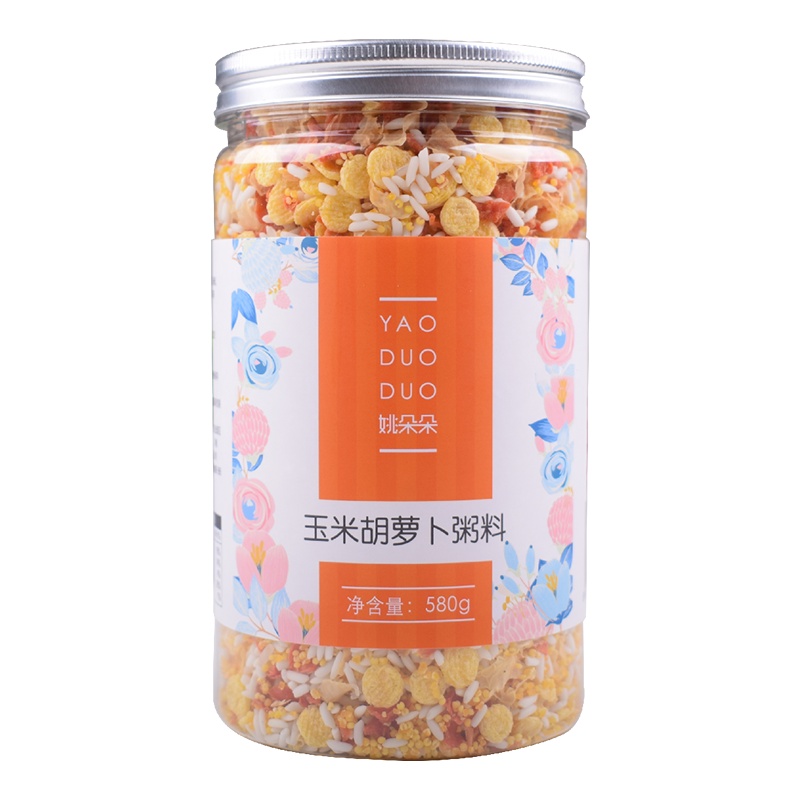 姚朵朵玉米胡萝卜粥料580g*1罐