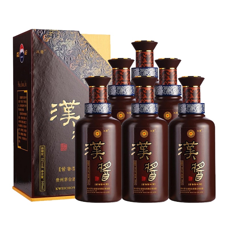 贵州茅台酒 茅台汉酱酒 51度500ml*6瓶整箱装