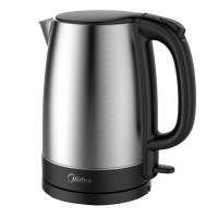 美的(Midea)电水壶大容量1.7L烧水壶1800W电热水壶智能热水壶电热水壶高温304不锈钢暖水壶SH17C105