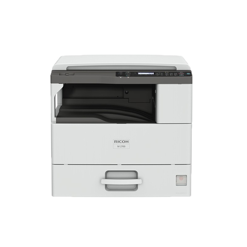 理光(Ricoh) M 2700 A3黑白数码复合机 打印/复印/扫描(标配盖板+单纸盒)