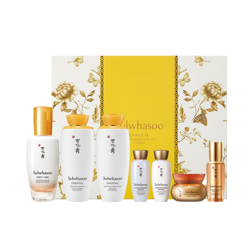 SULWHASOO/雪花秀滋盈肌本水乳精华套装 补水保湿