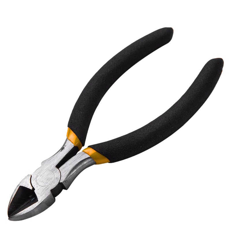 得力(deli) 防滑水口钳5寸剪钳斜口钳 剪线钳斜嘴钳 DMS