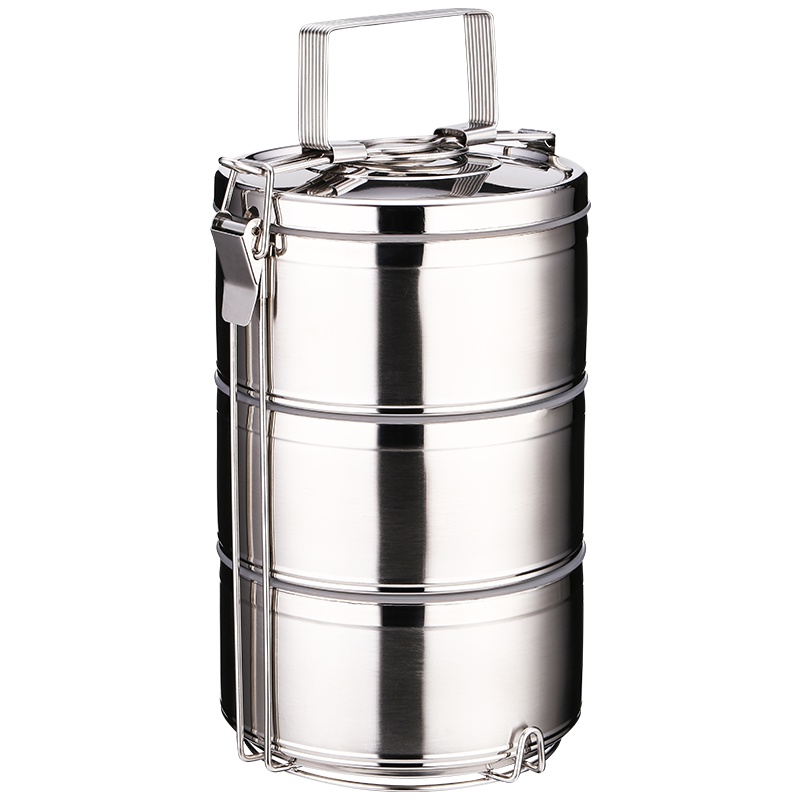 好厨夫(HOCUF)不锈钢多层保温饭盒保温提篮三层[货号1875]