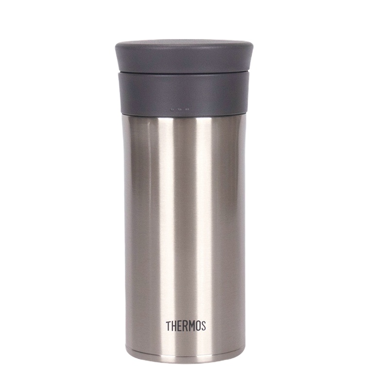 膳魔師(THERMOS)不锈钢保温杯TCMA-400 SBK 不锈钢色 400ML 时尚轻便 /304不锈钢