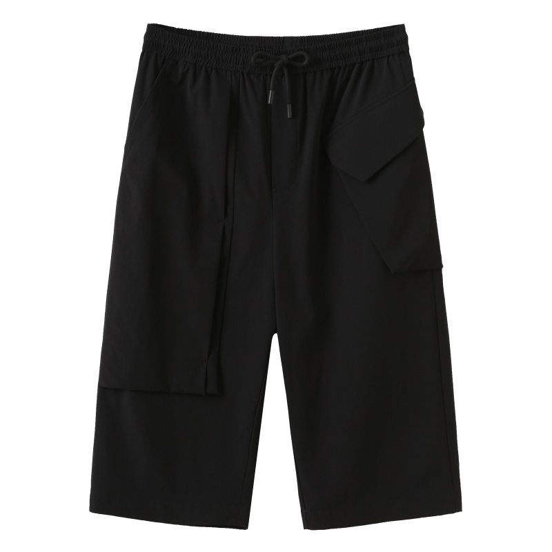 马蒂斯跨界联合商场同款马克华菲休闲裤男2019夏季口袋宽松中裤