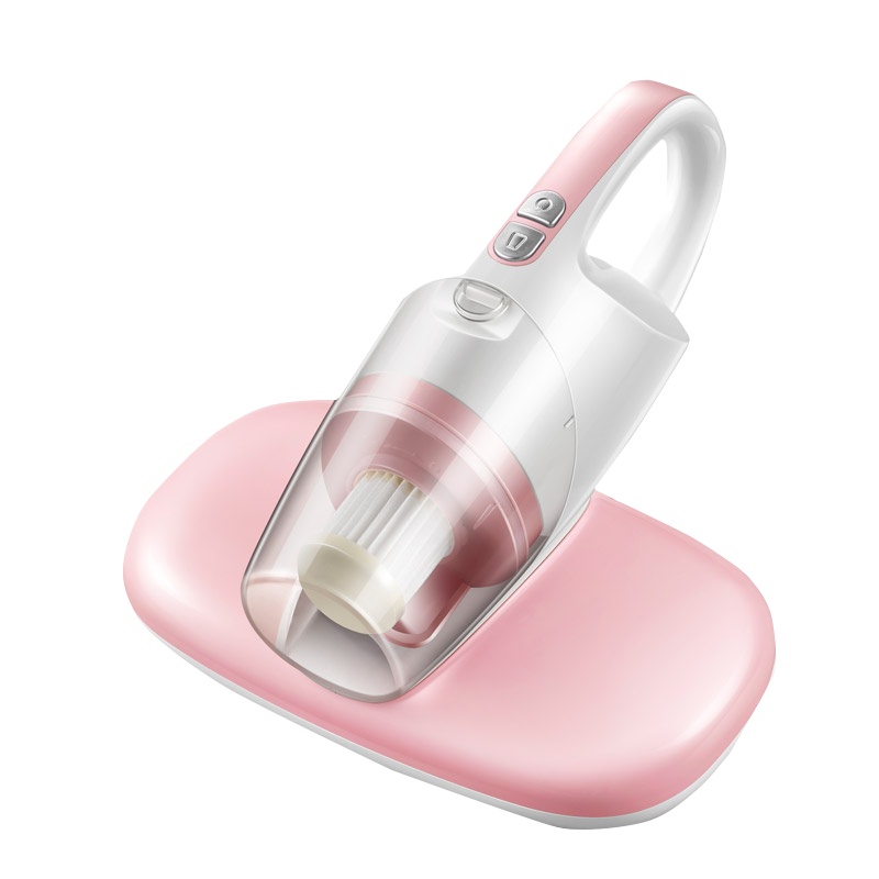 韩夫人 吸尘器家用小型强力手持式迷你大功率大吸力床上手持除螨虫 天蓝色 清洁套餐+九件套