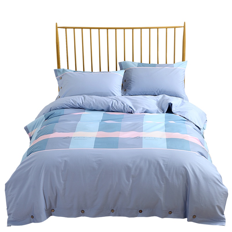 桑柏 全棉活性印花四件套纯棉床上用品