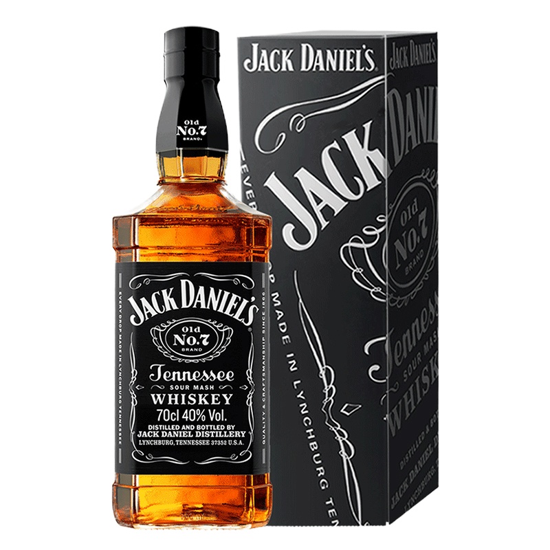 杰克丹尼 田纳西州威士忌 黑标礼盒版 700ml