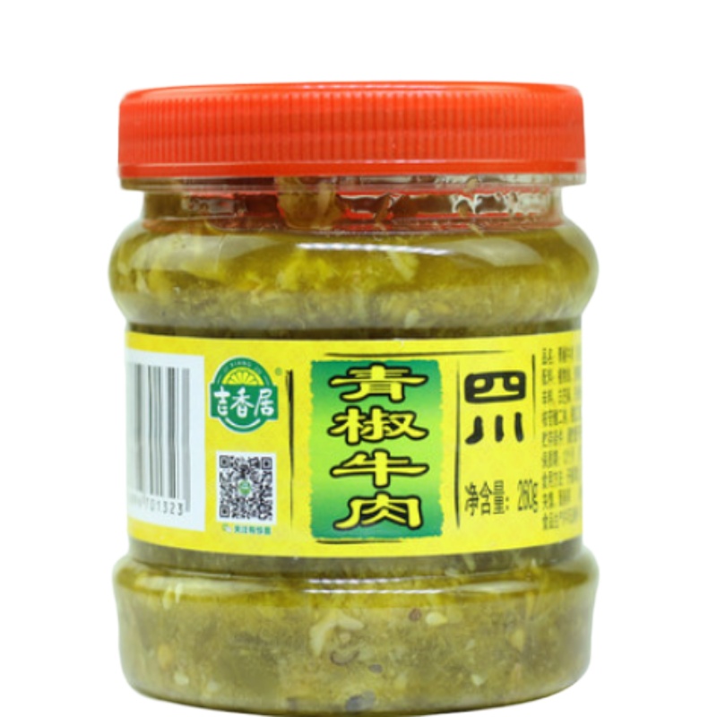 吉香居青椒牛肉260g(塑瓶)