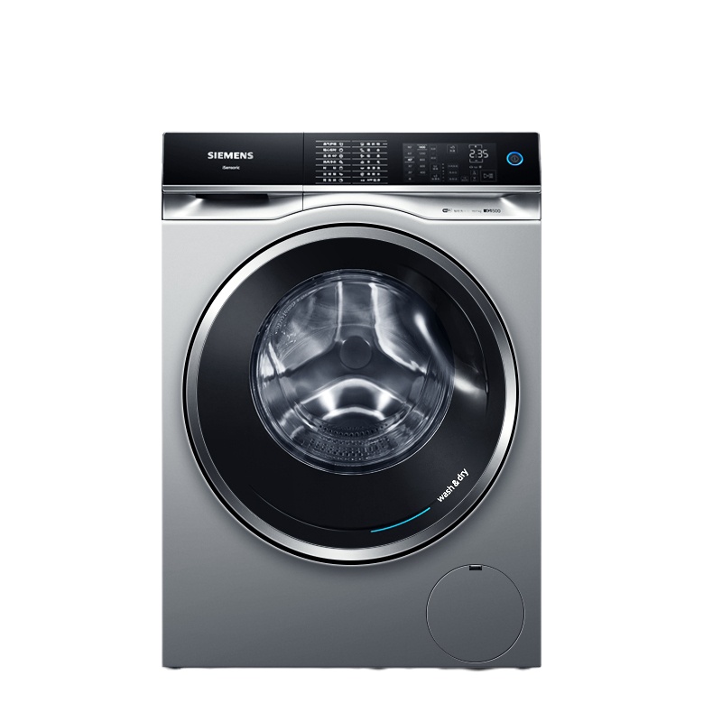 西门子（SIEMENS）10公斤 洗烘一体机 全自动变频滚筒洗衣机 洗干一体 热风除菌 家居互联 WD14U5X8HW