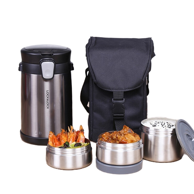 乐扣乐扣 LHC8034 便携式一体饭盒 2L(一个装)可定制