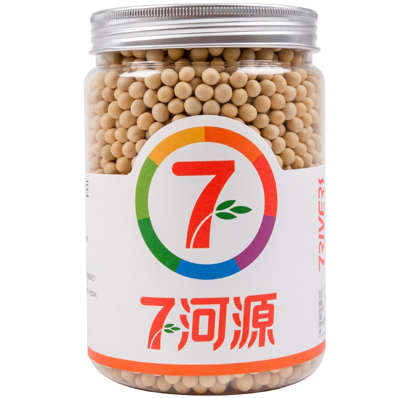 7河源 有机黄大豆1kg 杂粮豆 豆浆豆