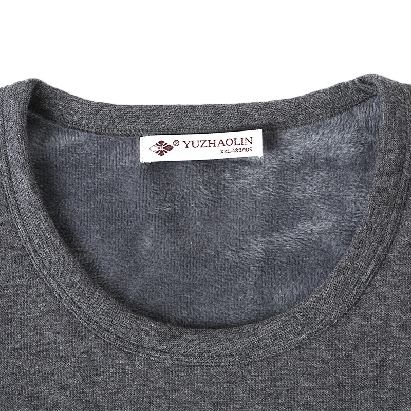 俞兆林中老年保暖内衣女中年套装秋衣秋裤女士均码中圆领冬