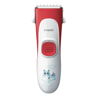 飞利浦(Philips)儿童电动理发器HC1088/15红色 婴儿家用剃头刀理发 安全陶瓷刀头 全身水洗