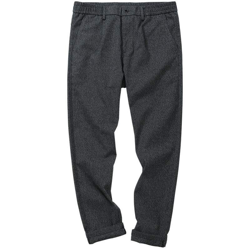 海德斯曼男士2019秋青年时尚宽松松紧腰九分运动休闲裤70211