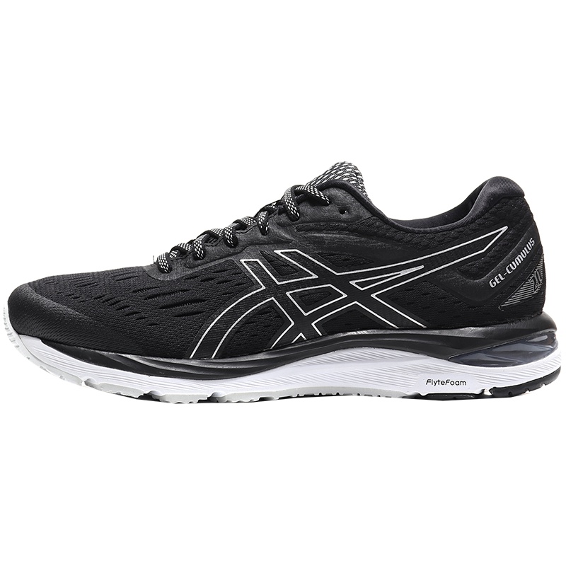 ASICS男跑步鞋GEL-CUMULUS 20缓冲运动鞋1011A008-002 1011A008-002黑色+白色