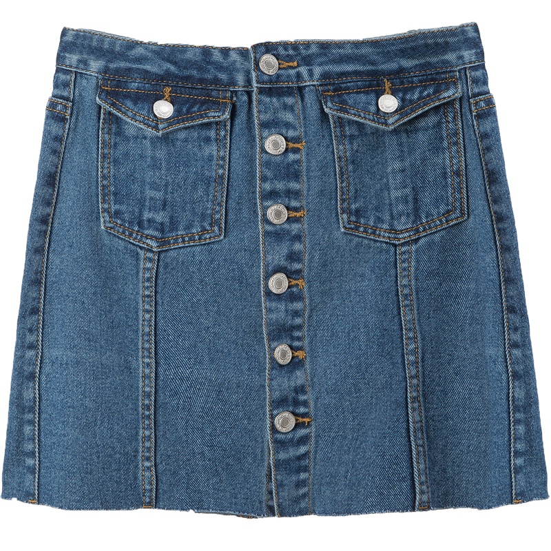 唐狮2019春夏新款高腰a字显瘦牛仔短裤女红韩版宽松牛仔短裤潮