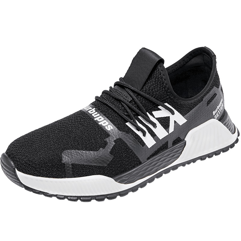 Burbupps/法国芭步仕新款韩版潮流透气网面鞋男士运动软底跑步鞋百搭休闲鞋