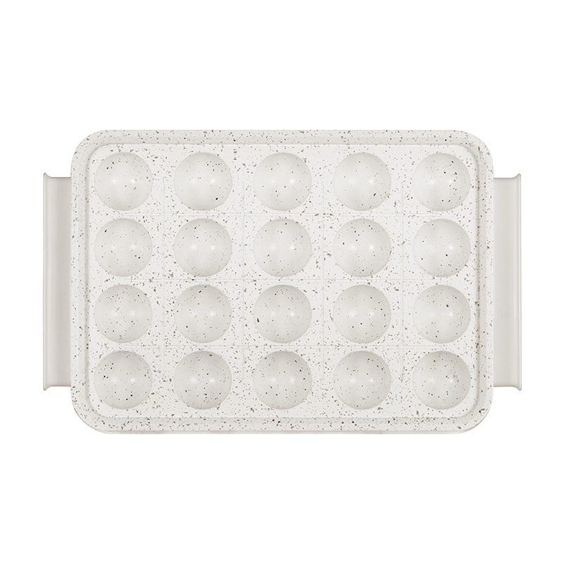 大宇(DAEWOO)多功能锅料理锅S11 章鱼丸子盘 白色