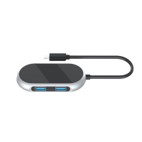 惠普(HP)Type-C分线器电脑扩展坞 多功能USB-C转换器笔记本拓展坞HUB集线器 镜面扩展坞4合1