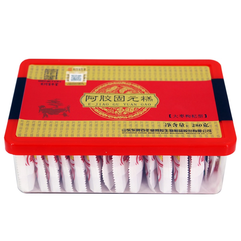 东阿百年堂 阿胶糕传统型280g盒装固元糕 方便即食阿胶膏