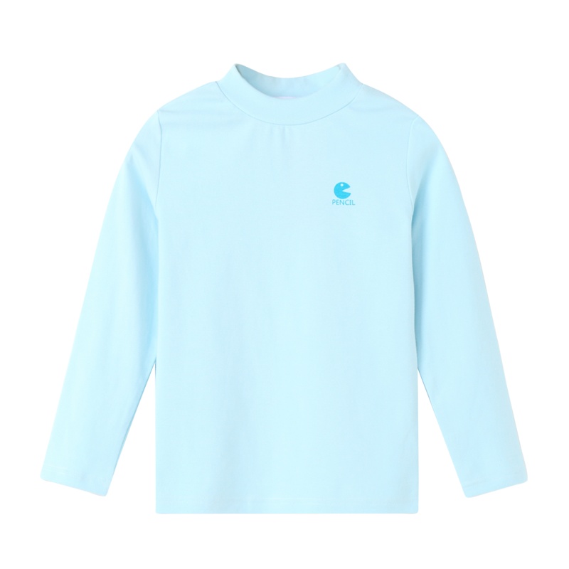 铅笔俱乐部童装2020秋季儿童打底衫男童长袖t恤女童上衣高领韩版