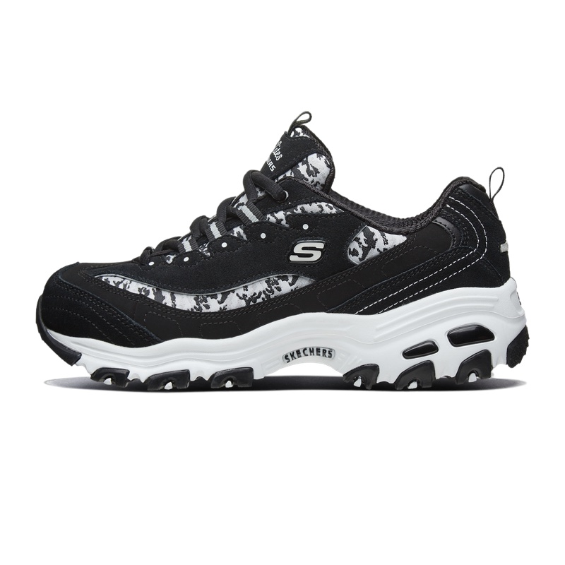 Skechers斯凯奇女鞋透气熊猫鞋厚底老爹鞋休闲运动鞋99999825