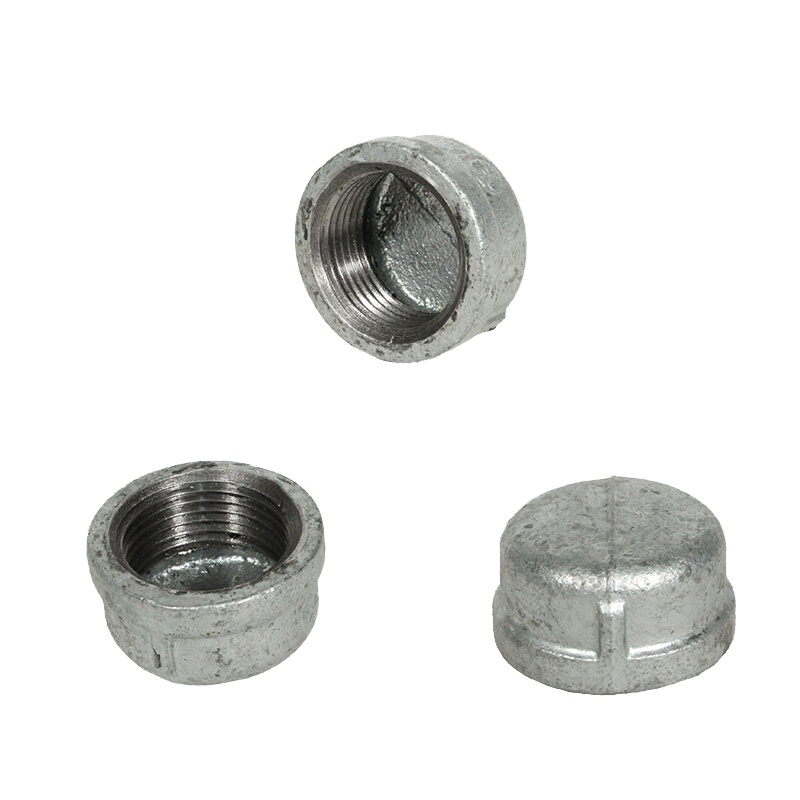 建支 国标热镀锌管帽/内丝封/内螺纹盖头 玛钢 6分DN20 10个