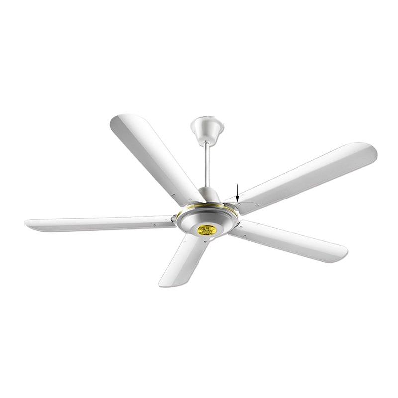 艾美特 吊扇家用大风量五叶无灯铁叶电风扇工厂客厅餐厅工业吊顶扇 1.4米56寸 FZ5609