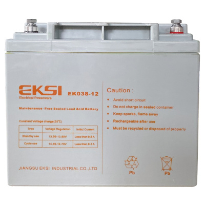 爱克赛(EKSI)ups 蓄电池EK017-12(12V17AH) 全新正品 阀控式铅酸免维护(7-10个工作日发货)